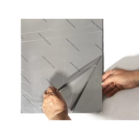 Öntapadós PVC dekorpanel, 4db-os csomag, világos barna lambéria minta, 30 x 60 cm