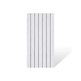 Öntapadós PVC dekorpanel, 4db-os csomag, világos szürke lambéria minta, 30 x 60 cm