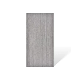 Öntapadós PVC dekorpanel, 4db-os csomag, sötét szürke lambéria minta, 30 x 60 cm