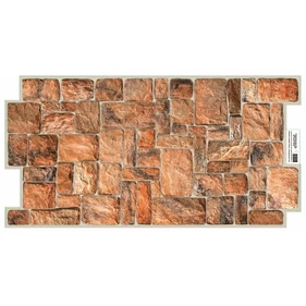 3D PVC falpanel Natúr kő mintás