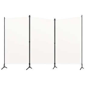 Fehér 3 paneles szövetparaván 260x180 cm