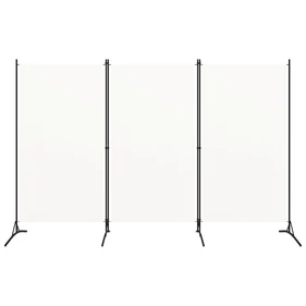 Fehér 3 paneles szövetparaván 260x180 cm