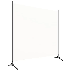 Fehér 1 paneles szövet paraván 175 x 180 cm