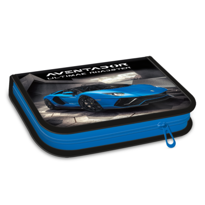 Ars Una, Lamborghini töltött tolltartó, kihajtható, kék