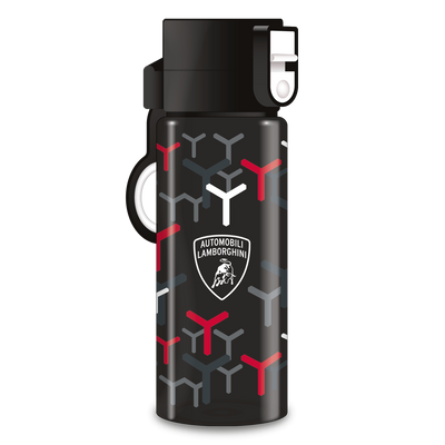 Ars Una Lamborghini BPA-mentes, biztonsági záras prémium kulacs, 475 ml, fekete