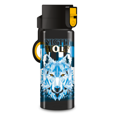 Ars Una Nightwolf BPA-mentes, biztonsági záras prémium kulacs, 475 ml