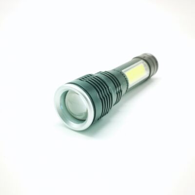 Power Style COB LED extra fényerejű, kisméretű többfunkciós zseblámpa műanyag tárolódobozban