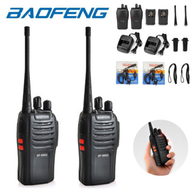 Baofeng BF-666S UHF walkie-talkie, rádió adó-vevő készlet fülhallgatóval