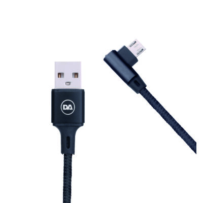 Daewoo USB kábel, 2 méter, Type-C fekete