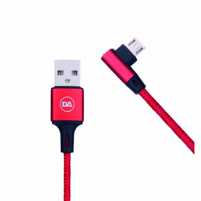 Daewoo USB kábel, 2 méter, Type-C piros