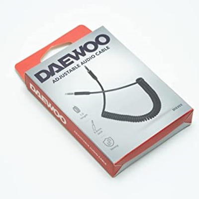 Daewoo rugalmas audio kábel, 2 x 3.5 mm csatlakozóval, DI2355