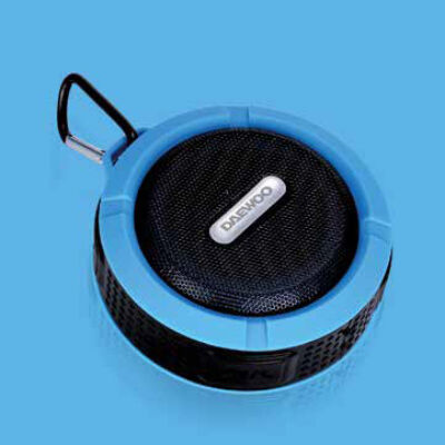 Daewoo fürdőszobai bluetooth hangszóró 3W teljesítménnyel, kék