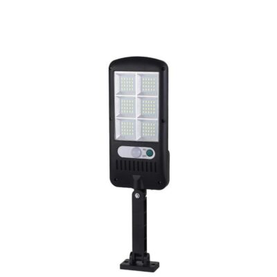 Napelemes SMD LED lámpa mozgásérzékelővel, fali tartókonzollal, 200W