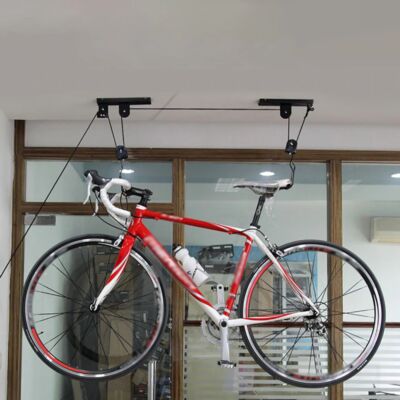 Plafonra szerelhető mennyezeti multifunkciós tároló,  kerékpár tároló, kerékpár lift