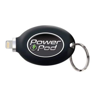 PowerPod Hordozható mini PowerBank, kulcstartó, 800 mAh, lightning csatlakozóval