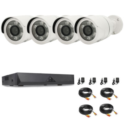 4 kamerás AHD biztonsági megfigyelő kamerarendszer