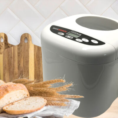 Automata kenyérsütő készülék 12 programmal, melegen tartó funkcióval, 1,2kg 1400W
