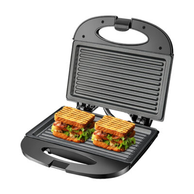 Royalty Line elektromos grill és szendvics sütő 750W teljesítmény, fekete