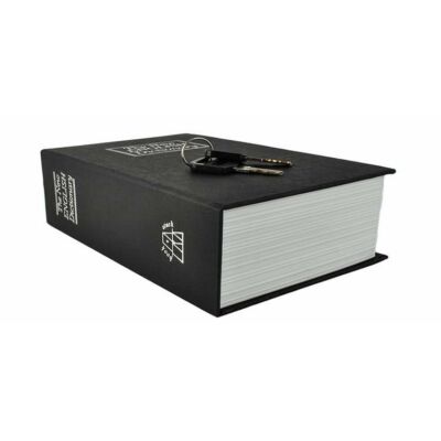 Könyv alakú rejtett széf, könyvszéf, valósághű szótár külsővel, zárható, 2 db kulccsal, 24×15,5×5,5 cm