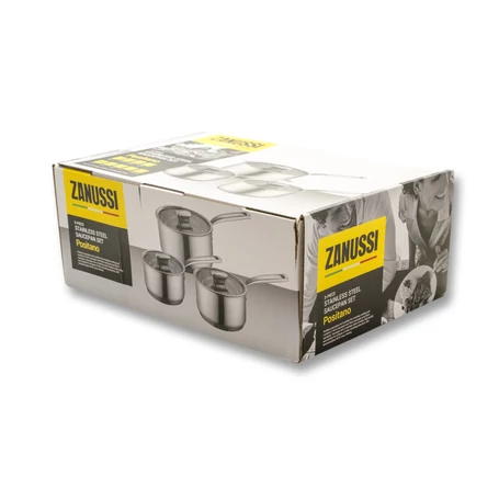 Zanussi 3 részes rozsdamentes edénykészlet POSITANO ZCC01411AF