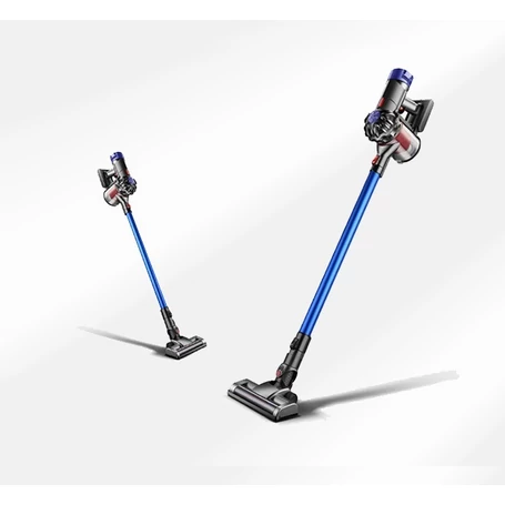 Akkumulátoros állóporszívó, 150W, kék-szürke 