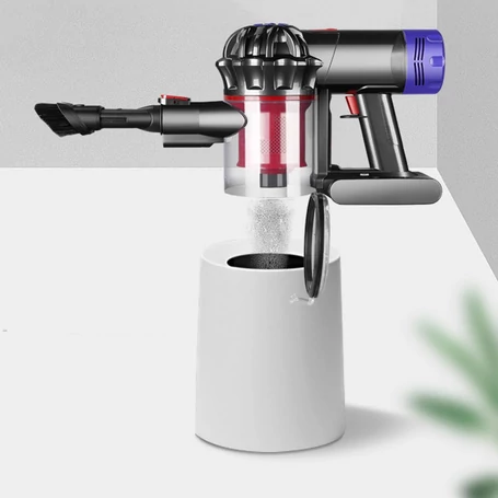 Akkumulátoros állóporszívó, 150W, kék-szürke 