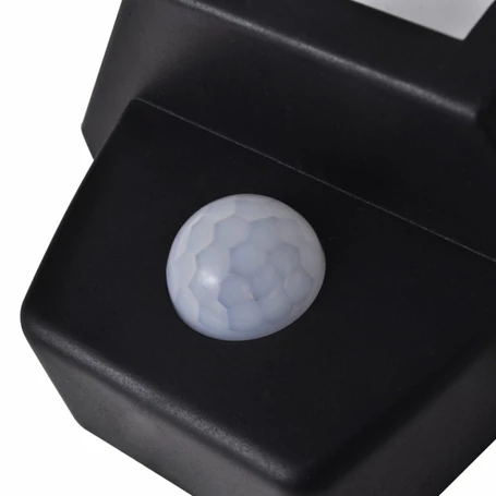 Elegáns napelemes fali lámpa mozgásérzékelővel, 45 lumen