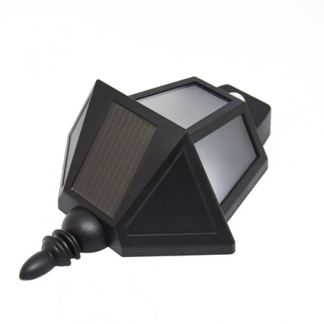 Elegáns napelemes fali lámpa mozgásérzékelővel, 45 lumen