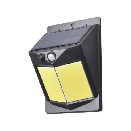 Két irányba világító, mozgásérzékelős, 40 ledes napelemes lámpa