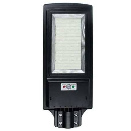 400W-os napelemes utcai, udvari LED lámpa mozgásérzékelővel + távirányítóval, 936 LED