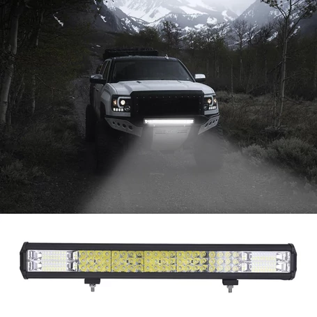 Autós fényhíd, extra nagy fényerejű munkalámpa, 19200 lumen, 648W