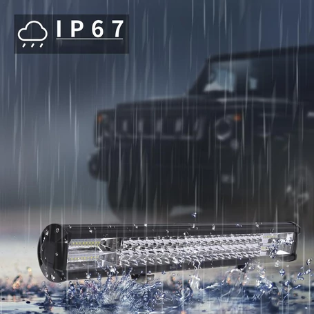 Autós fényhíd, extra nagy fényerejű munkalámpa, 19200 lumen, 648W