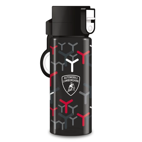 Ars Una Lamborghini BPA-mentes, biztonsági záras prémium kulacs, 475 ml, fekete