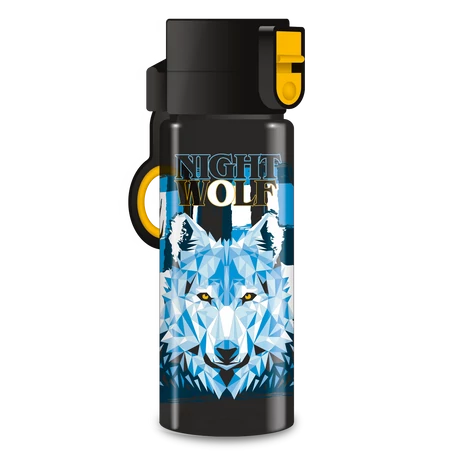 Ars Una Nightwolf BPA-mentes, biztonsági záras prémium kulacs, 475 ml