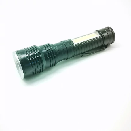 Power Style COB LED extra fényerejű, kisméretű többfunkciós zseblámpa műanyag tárolódobozban