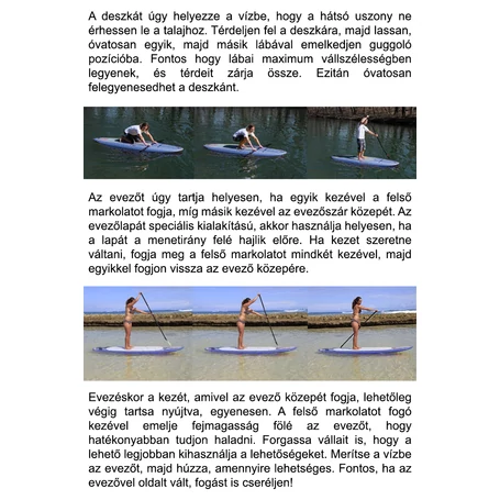 Elite® SUP deszka készlet evezővel, pumpával, tartozékokkal 10'6