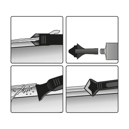 10 részes szilikon elhúzó, fugakenő, eltávolító, kaparó és kasírozó készlet