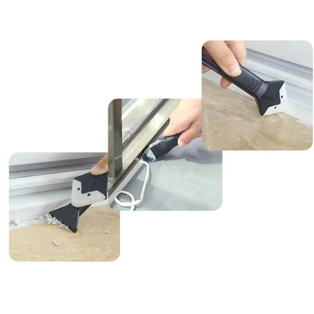 10 részes szilikon elhúzó, fugakenő, eltávolító, kaparó és kasírozó készlet