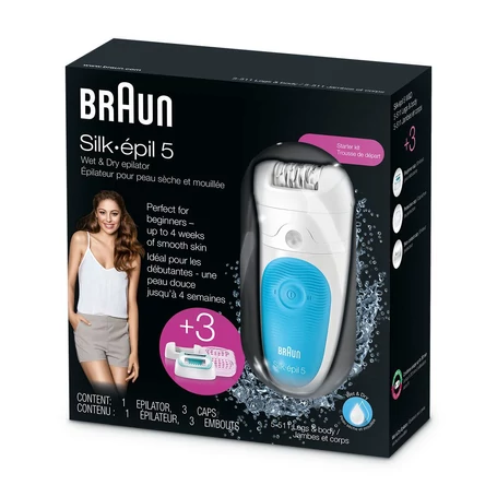 Braun SE5-511WGS epilátor fém dobozban