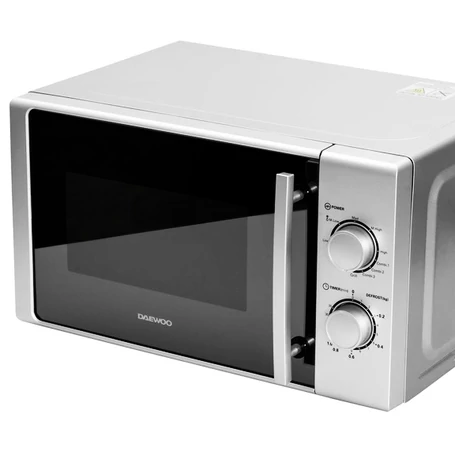 Daewoo DM-2013MSG mikrohullámú sütő, grill, 700 W, 20 l, ezüst 