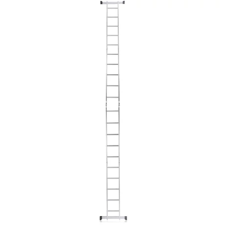 Értékcsökkent - Összecsukható multifunkciós alumínium létra 5,72m 4x5 fokos