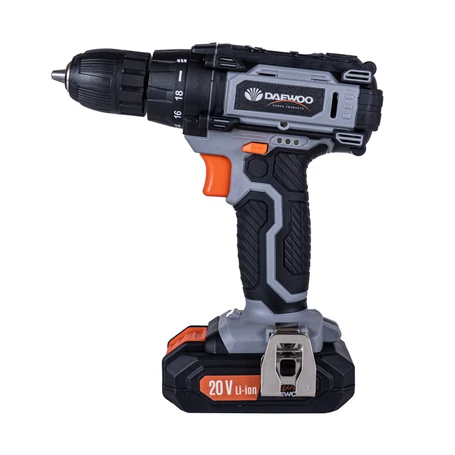 Daewoo 54 részes akkumulátoros szerszámos készlet 20V-os akkus csavarozóval, DACD2000V2