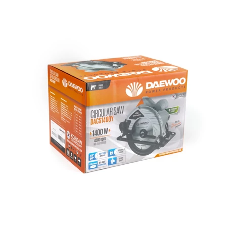 Daewoo elektromos körfűrész 1400W teljesítménnyel, DACS1400Y