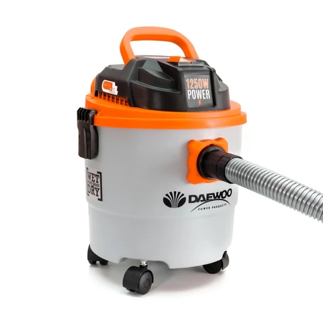 Daewoo porzsák nélküli száraz-nedves ipari porszívó, 1250W, DAVCW90-15L