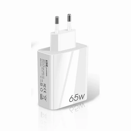 33W gyorstöltő hálózati adapter, QC3.0, USB és Type-C csatlakozás