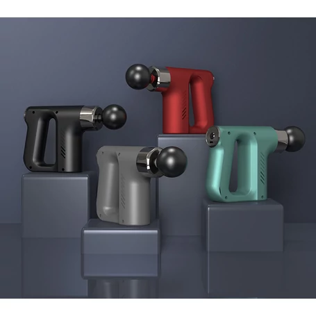 Akkumulátoros masszírozó pisztoly, izomlazító, izomregeneráló, masszázspisztoly, KH_740