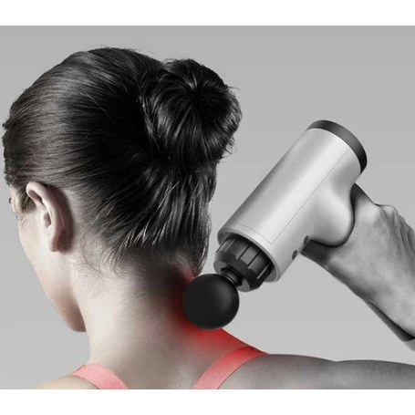 Akkumulátoros masszírozó pisztoly, izomlazító, izomregeneráló, masszázspisztoly