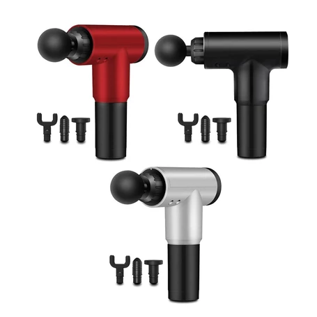 Akkumulátoros masszírozó pisztoly, izomlazító, izomregeneráló, masszázspisztoly