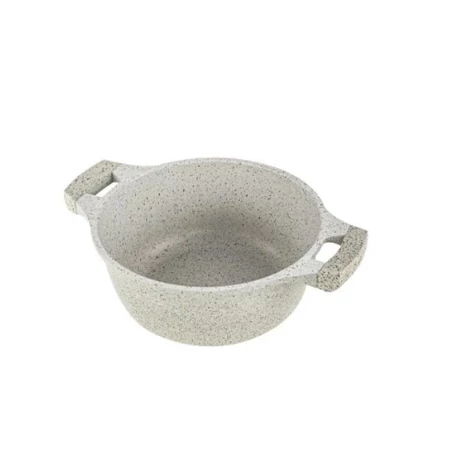 Royalty Line 10 részes, márvány bevonatos, tapadásmentes edénykészlet, üveg fedőkkel, krém szín