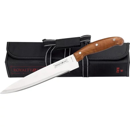 Royalty Line RL-K9C 9 részes profi késkészlet gyöngyvászon táskában